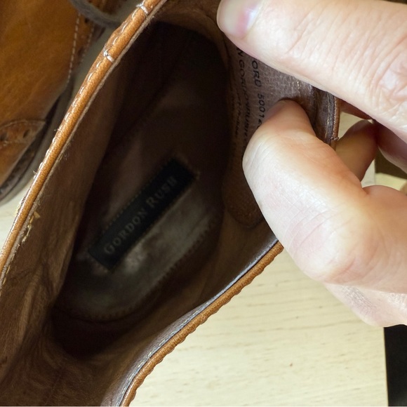 Gordon Rush short wing brown leather boot. Men’s size 11. Rubber sole. - Picture 7 of 7